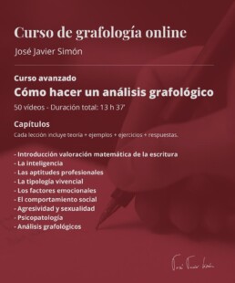 curso avanzado de grafología online